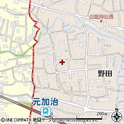 埼玉県入間市野田231周辺の地図