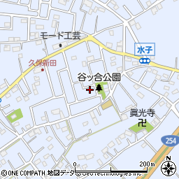 埼玉県富士見市水子7574周辺の地図