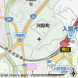 埼玉県入間市河原町周辺の地図