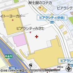 埼玉県三郷市ピアラシティ周辺の地図