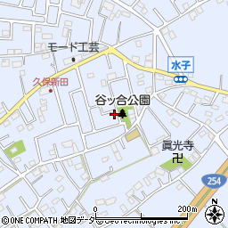 埼玉県富士見市水子7575周辺の地図
