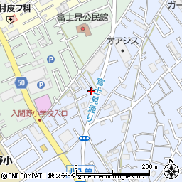 埼玉県狭山市北入曽864-7周辺の地図