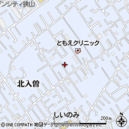 埼玉県狭山市北入曽436-12周辺の地図
