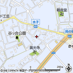 埼玉県富士見市水子2709周辺の地図