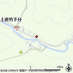 埼玉県飯能市上直竹下分457周辺の地図