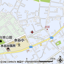 埼玉県富士見市水子2517周辺の地図