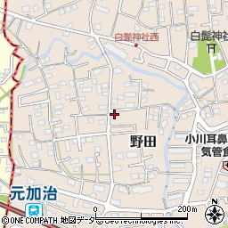 埼玉県入間市野田325周辺の地図