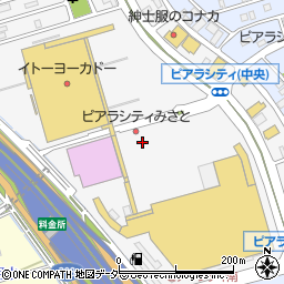 埼玉県三郷市ピアラシティ1丁目周辺の地図