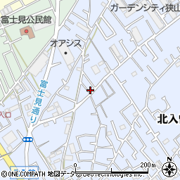 埼玉県狭山市北入曽831-33周辺の地図