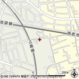 埼玉県飯能市笠縫252-3周辺の地図