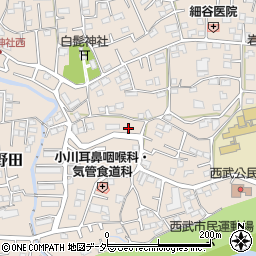 埼玉県入間市野田438周辺の地図
