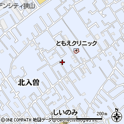 埼玉県狭山市北入曽436-7周辺の地図