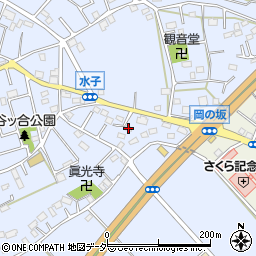 埼玉県富士見市水子2788周辺の地図