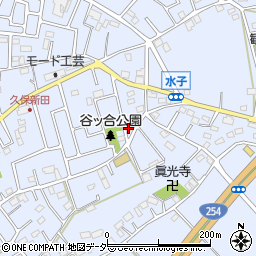埼玉県富士見市水子2668周辺の地図