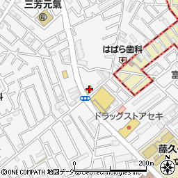 星乃珈琲店 三芳店周辺の地図