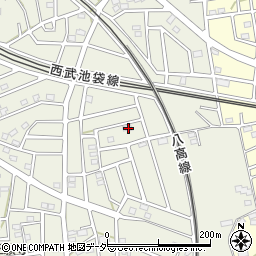 埼玉県飯能市笠縫295-1周辺の地図