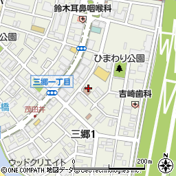 横堀餃子周辺の地図