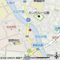 埼玉県三郷市茂田井802周辺の地図