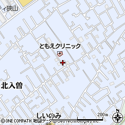 埼玉県狭山市北入曽456周辺の地図