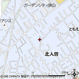 埼玉県狭山市北入曽811周辺の地図