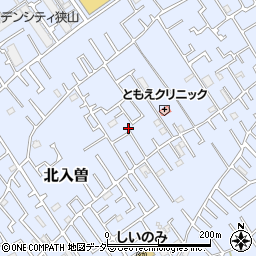 埼玉県狭山市北入曽436-3周辺の地図