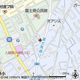 埼玉県狭山市北入曽864-10周辺の地図