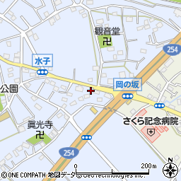 埼玉県富士見市水子2792周辺の地図