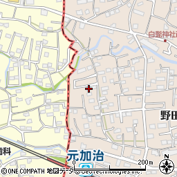埼玉県入間市野田245周辺の地図