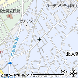 埼玉県狭山市北入曽831-19周辺の地図