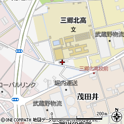 埼玉県三郷市南蓮沼1025周辺の地図