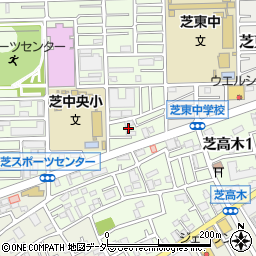埼玉県川口市芝高木周辺の地図