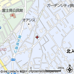 埼玉県狭山市北入曽831-27周辺の地図