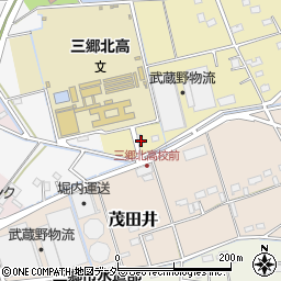 埼玉県三郷市大広戸822周辺の地図