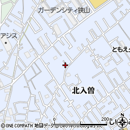 埼玉県狭山市北入曽811-1周辺の地図