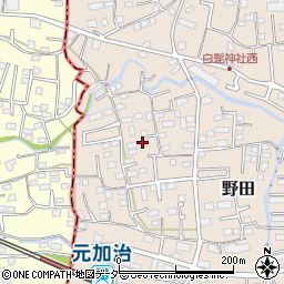 埼玉県入間市野田253周辺の地図