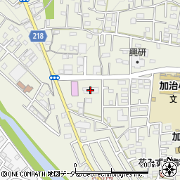 県営飯能川寺団地周辺の地図