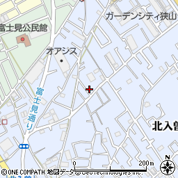 埼玉県狭山市北入曽831-15周辺の地図