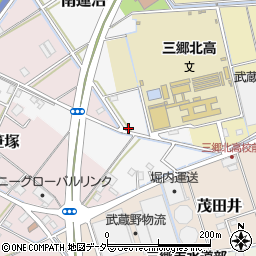 埼玉県三郷市南蓮沼1051周辺の地図
