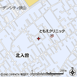 埼玉県狭山市北入曽430周辺の地図