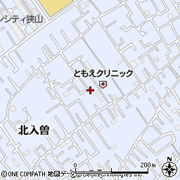 埼玉県狭山市北入曽459-10周辺の地図