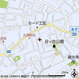 埼玉県富士見市水子7530周辺の地図