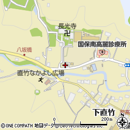 埼玉県飯能市下直竹1047-1周辺の地図