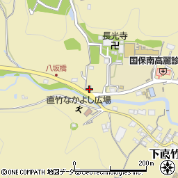 埼玉県飯能市下直竹1039-5周辺の地図