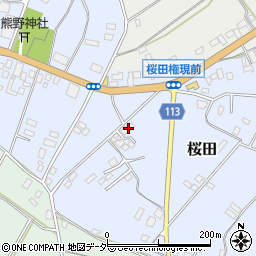 千葉県成田市桜田1009-1周辺の地図