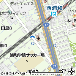埼玉県下水道公社本社周辺の地図