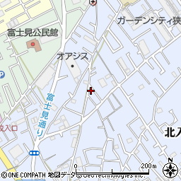 埼玉県狭山市北入曽831-17周辺の地図