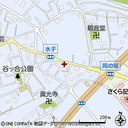 埼玉県富士見市水子2796周辺の地図