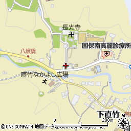 埼玉県飯能市下直竹1047周辺の地図