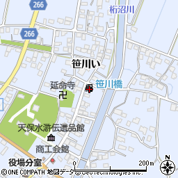 油屋商店燃料部周辺の地図