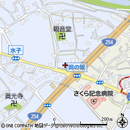 埼玉県富士見市水子3078周辺の地図